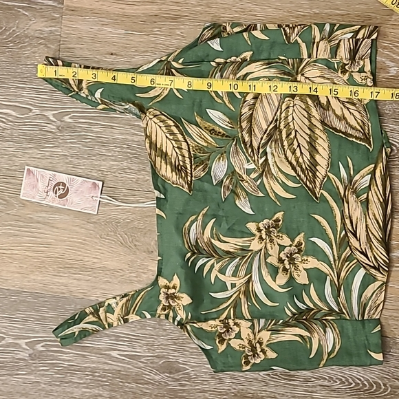 Panama Jack Crop Linen Tank Top Size Large - Picture 7 of 7